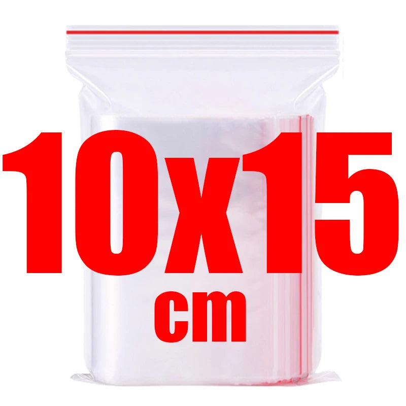 Multi-pack Self Sealed Small Zipper Storage Bags