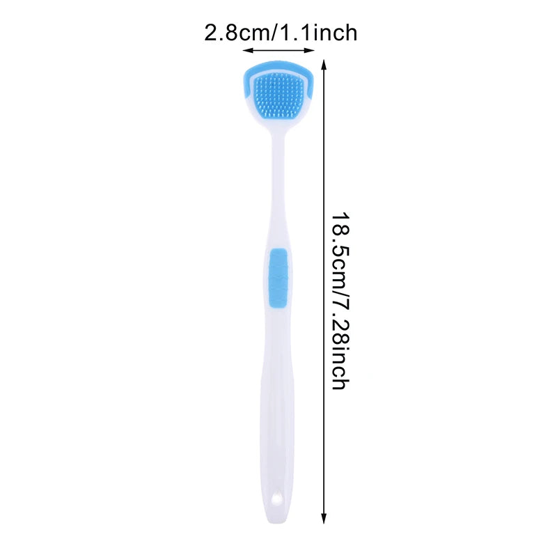 Soft Silicone Tongue Scraper Oral Cleaner