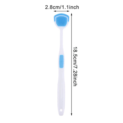 Soft Silicone Tongue Scraper Oral Cleaner