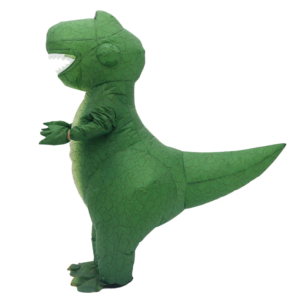 Green Dinosaur Inflatable Costume
