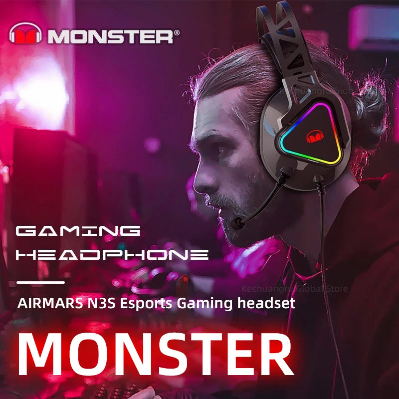 Monster N3S ENC RGB Wireless Gaming Headset