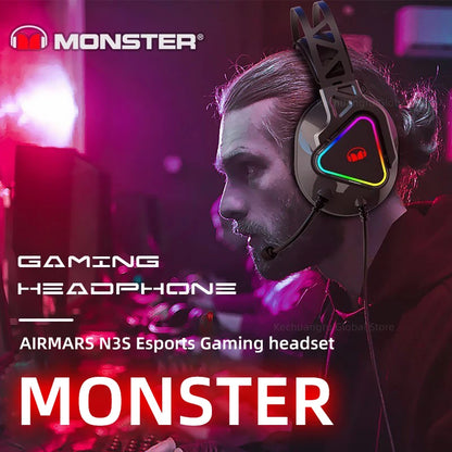 Monster N3S ENC RGB Wireless Gaming Headset