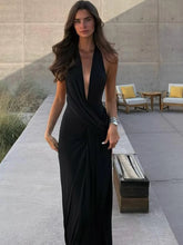 Sisterlinda Long Backless Sleeveless Dress