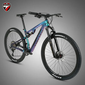 TWITTER OVERLORD EDS-13S Electronic shifting Oil Disc Brake Full suspension Carbon Fiber Mountain Bike