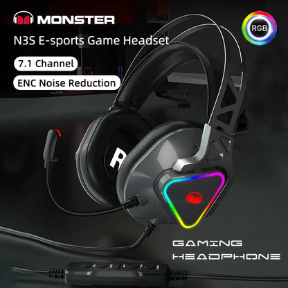 Monster N3S ENC RGB Wireless Gaming Headset