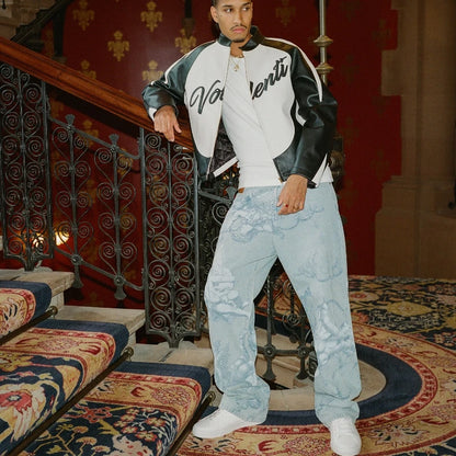 Baggy Retro High Street Cupids Jeans