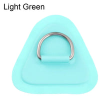 D Ring Triangle Stainless Steel Pad/Patch With Glue Inflatable Rafts