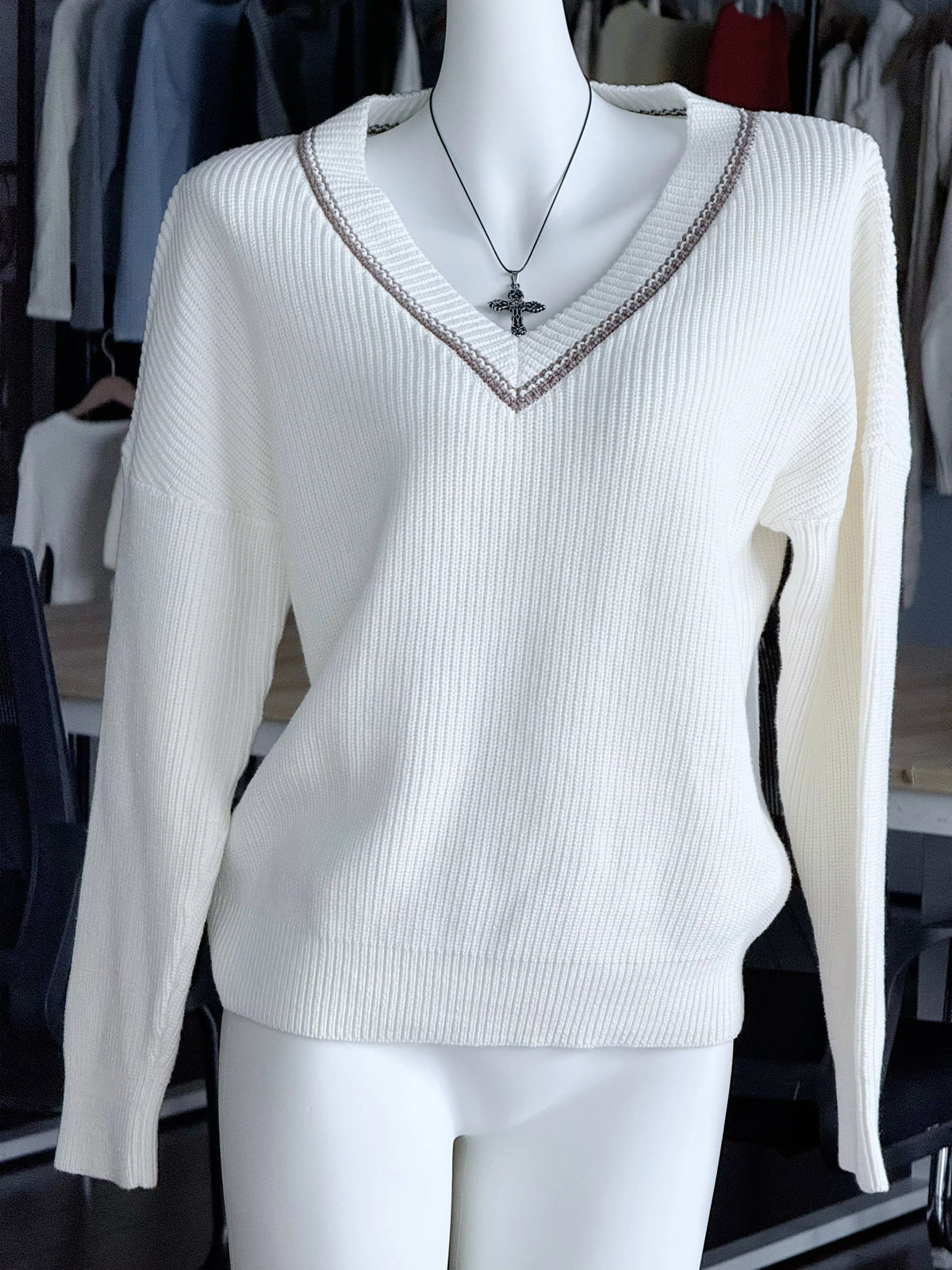 Sylus Cosplay V-Neck Sweater – Love and Deepspace Costume
