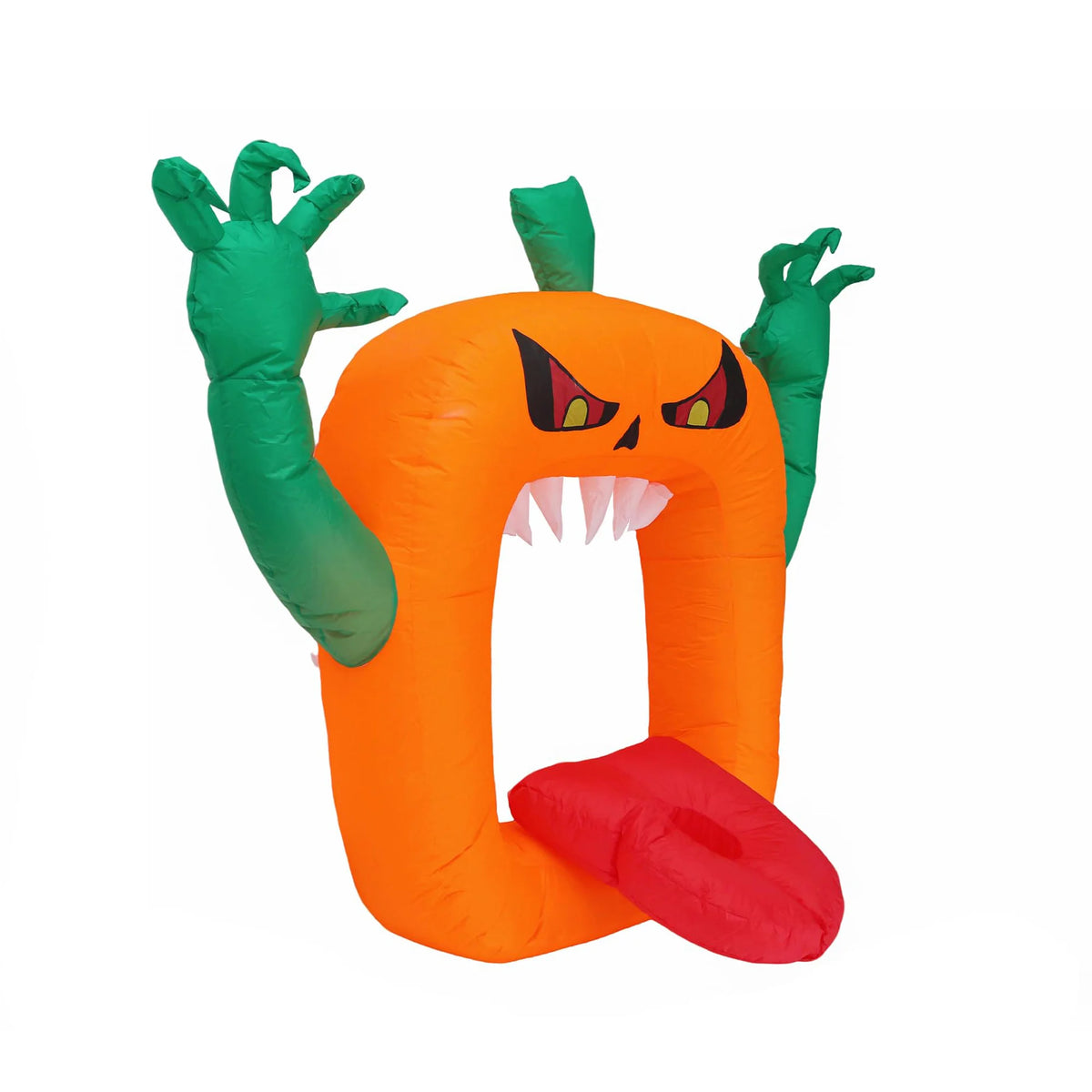 6FT Halloween Inflatable Pumpkin Trunk Or Treat Car Decoration With LED Lights
