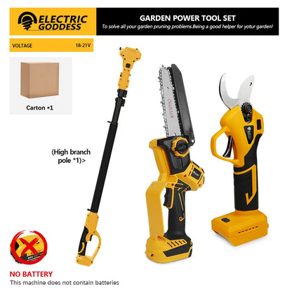 Brushless Electric Telescoping Pole High Branch Chainsaw