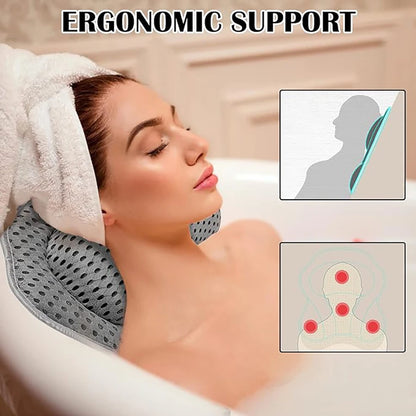 Neck Back Support Ultra Soft Bath Pillow