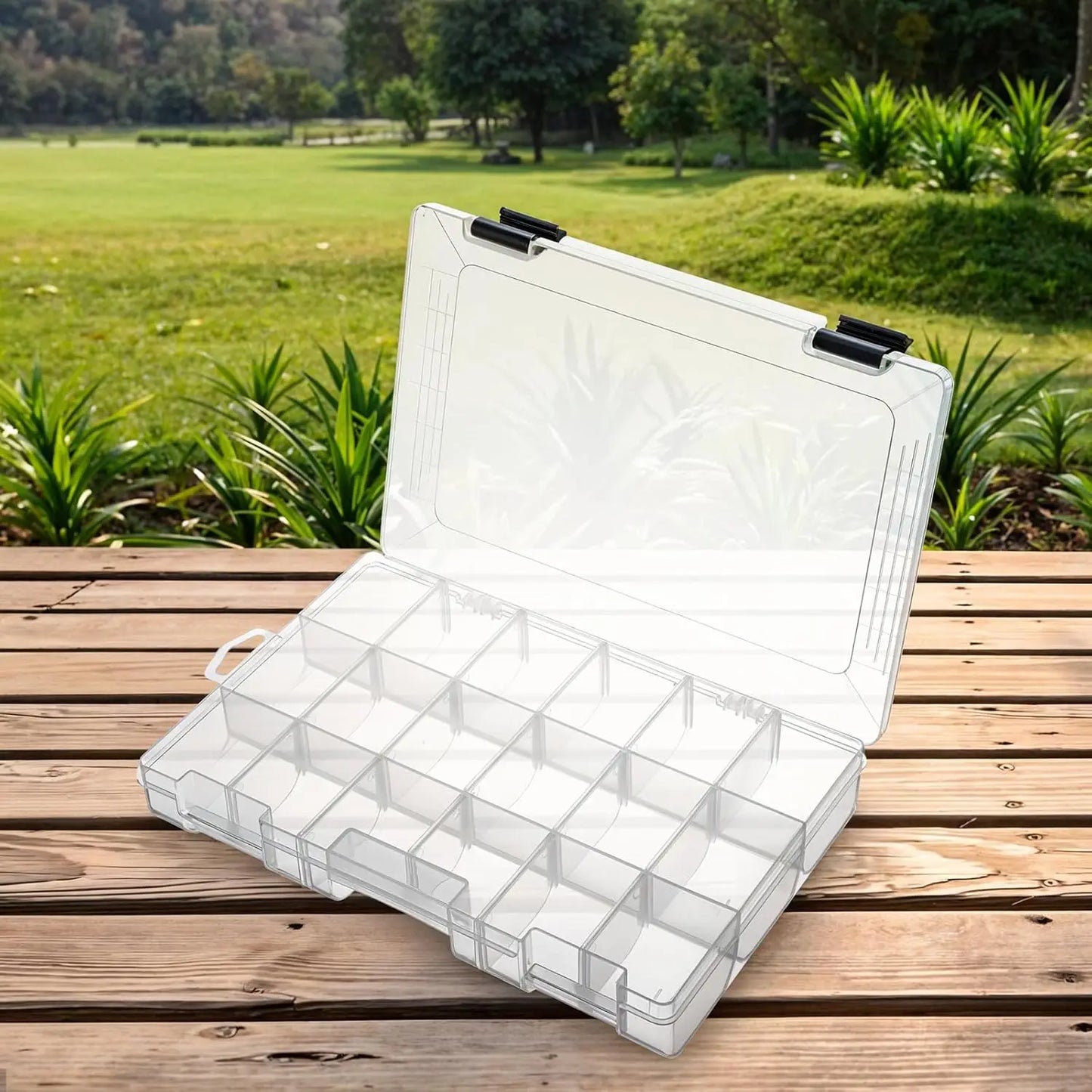 4-Piece 3600 Tackle Trays with Removable Dividers