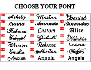 Double First Name Finger Ring