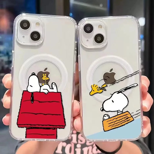 S-Snoopy Wireless Charging Case for iPhone
