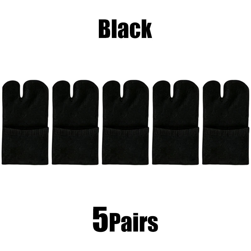 Women's Japanese Split-Toe Tabi Crew Socks