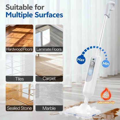 Vastorm Powerful 6-in-1 Handheld Scrubbing Steam Vacmop