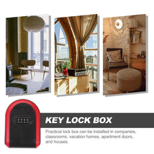 Key Lock Box with Small 4 Digit Combination Wall Mounted