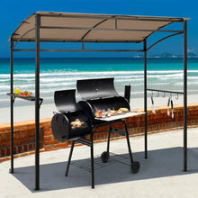 7ft Grill Canopy with Serving Shelf and Storage Hooks