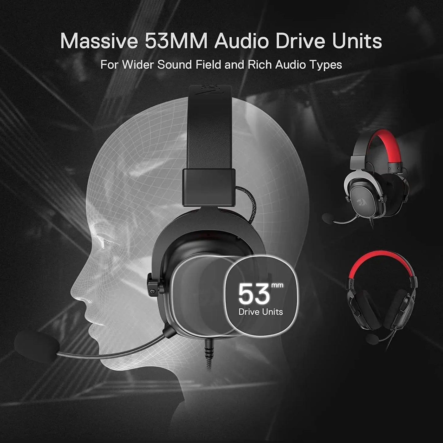 Redragon H510 Zeus-X RGB Wired Backlit Gaming Headset