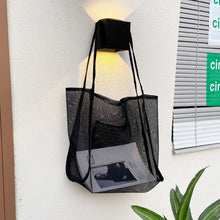 Mesh Beach Travel Shoulder Bag Large Capacity