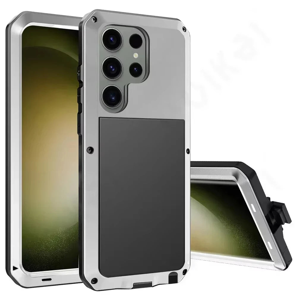 Heavy-Duty 360° Full-Body Armor Metal Phone Case