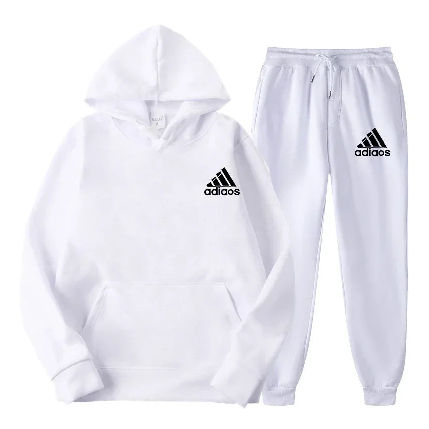 Hooded Top and Sweatpants Two-piece Set