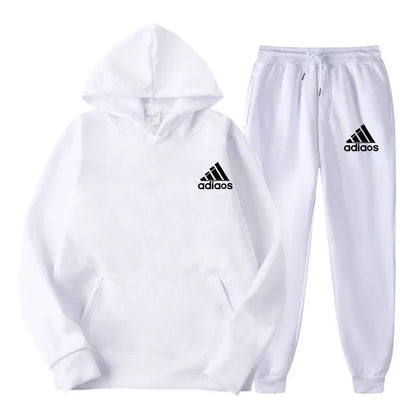 Hooded Top and Sweatpants Two-piece Set