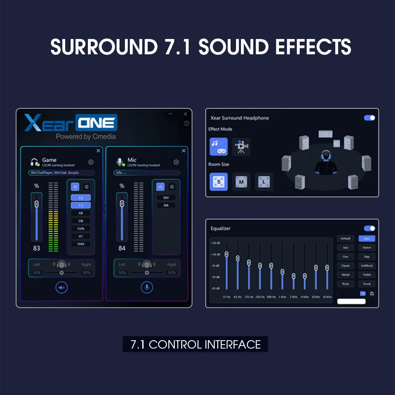 LDON F04 Gaming Wireless Headphone with Mic