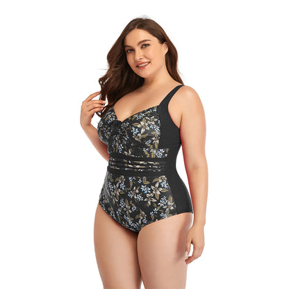 Stylish One Piece Printed Swimsuit