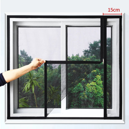 Self-adhesive Zippered Window Screen