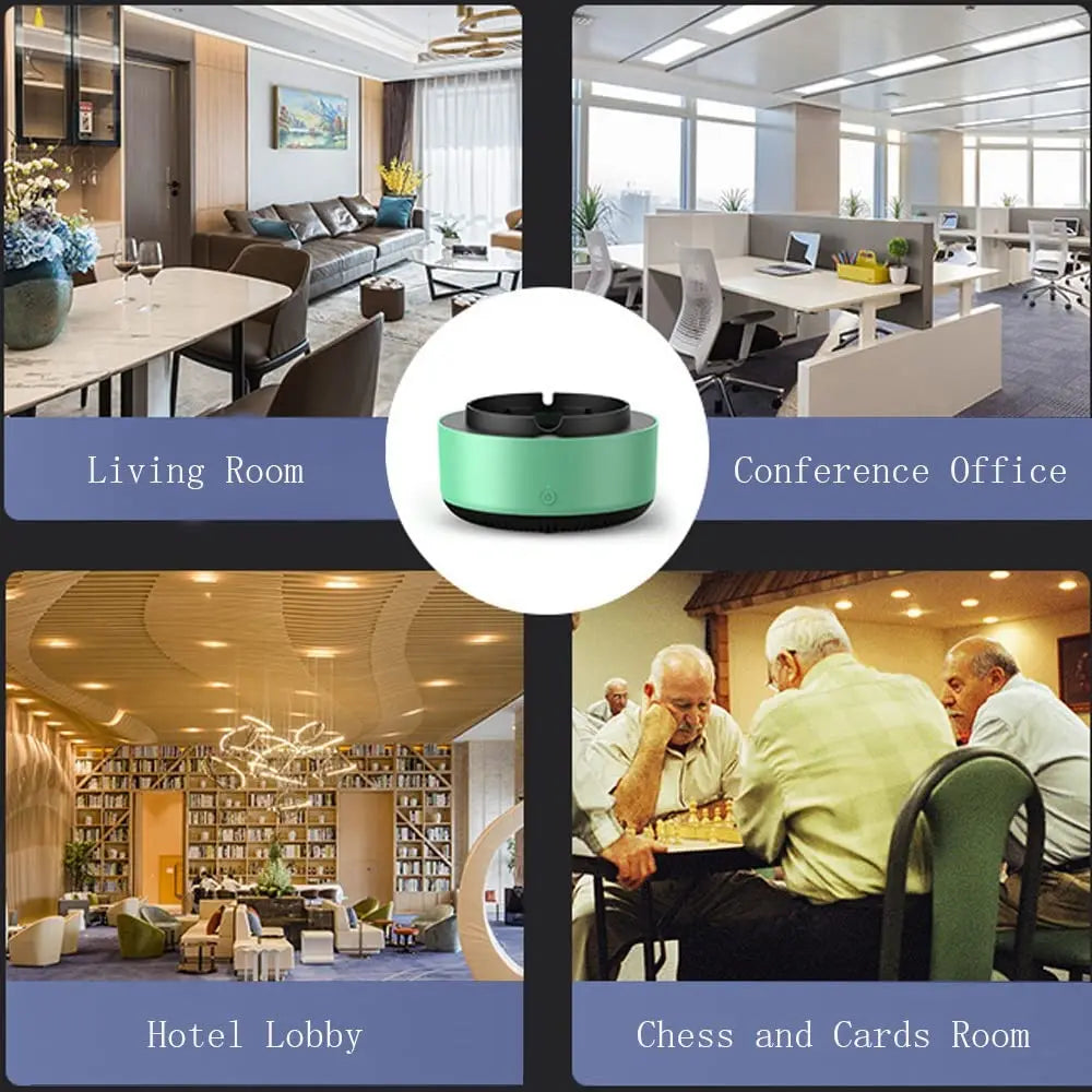 2 in 1 Automatic Ashtray with Filter Timer