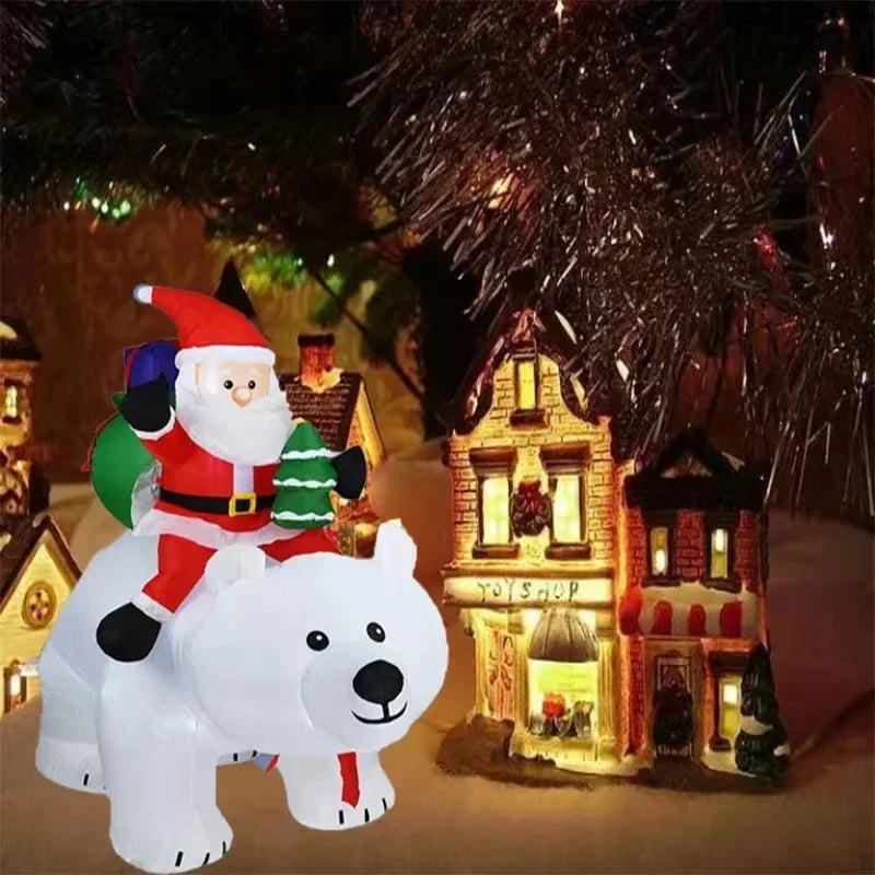 Christmas Inflatable Decoration Built-in LED Lights Inflatable Model