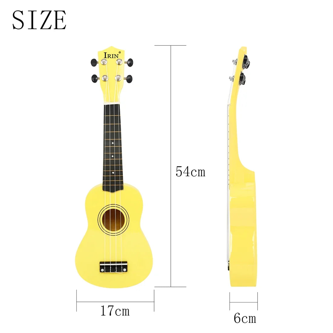 IRIN 21-Inch Hawaiian Beginner Soprano Ukulele