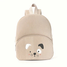 Cartoon Bear Corduroy Embroidered Backpack