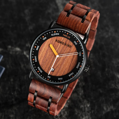 BOBO BIRD Wooden Quartz Watch