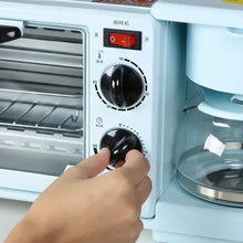 Multifunctional Breakfast Machine - Three-in-One, Small Oven & Electric Kettle Combo