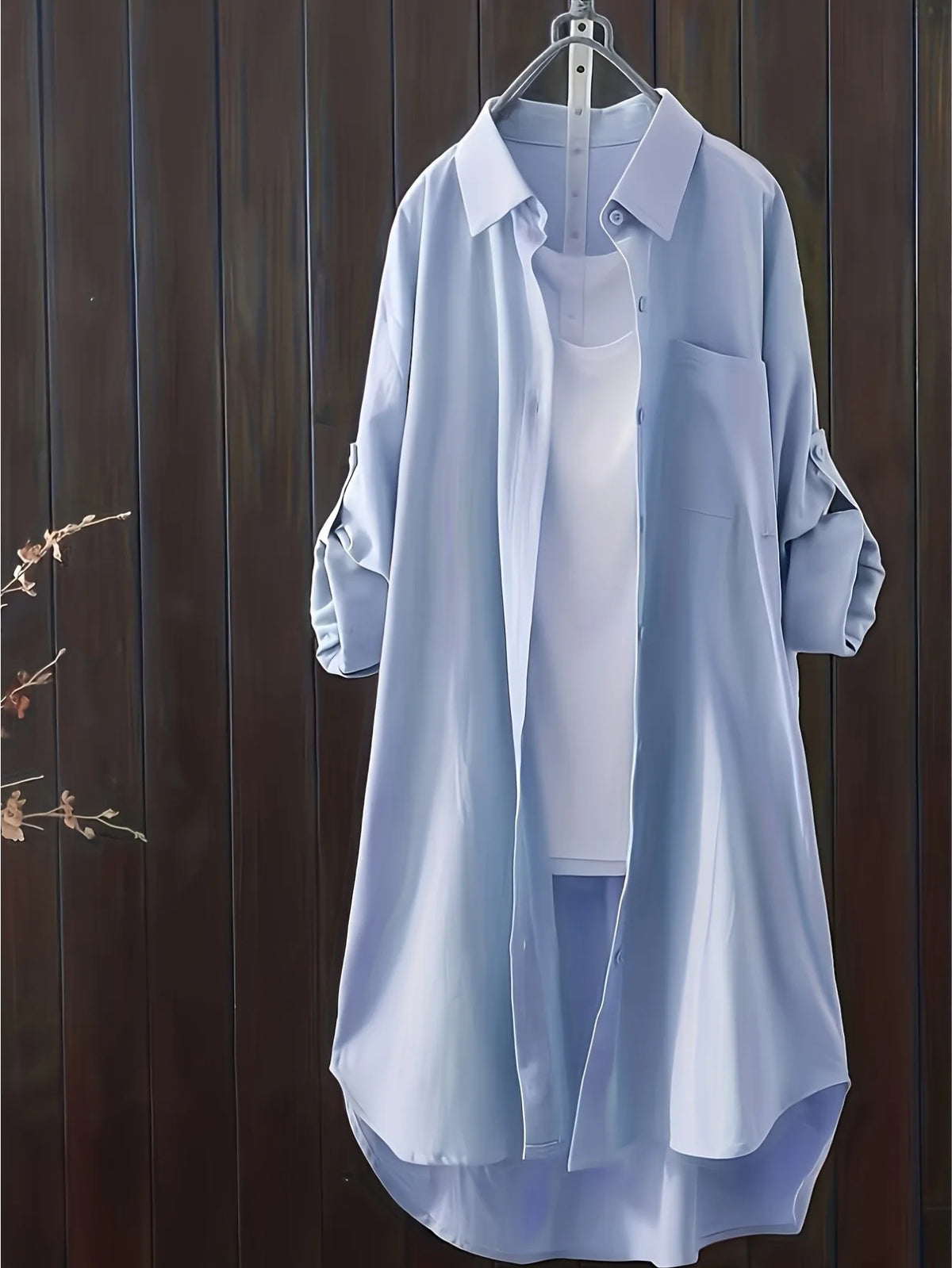 Rosa Fera Plus Size Women's Longline Shirt
