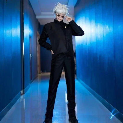 Jujutsu Kaisen Gojo Satoru High School Uniform Cosplay Set