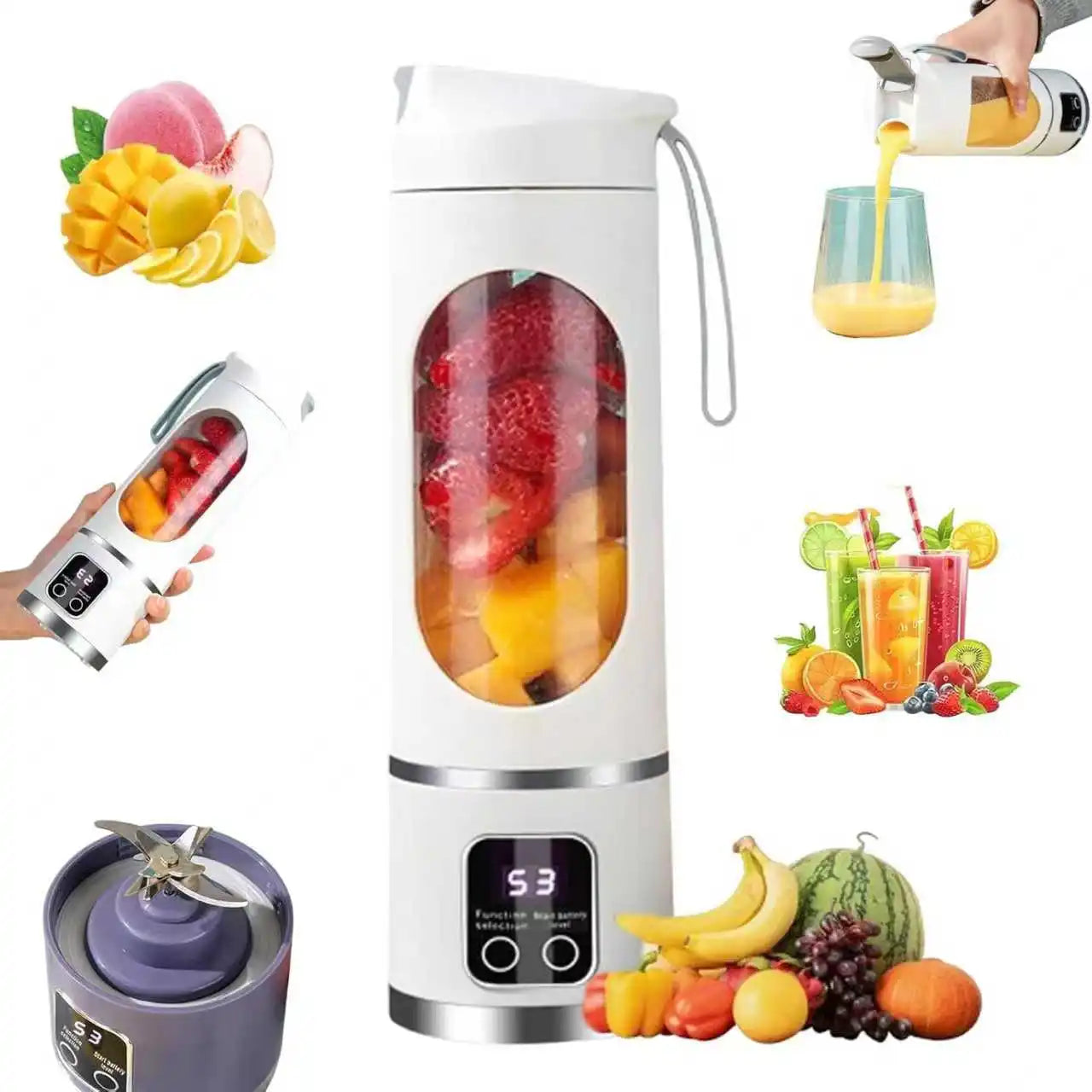 Portable Handheld Juicer & Blender