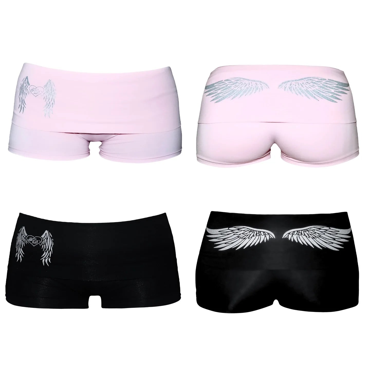 Retro Millennium Patterned Printed Shorts