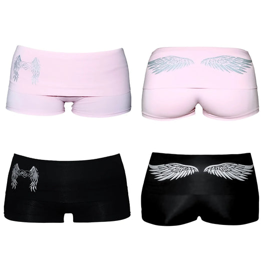 Retro Millennium Patterned Printed Shorts
