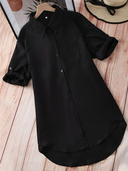 Rosa Fera Plus Size Women's Longline Shirt