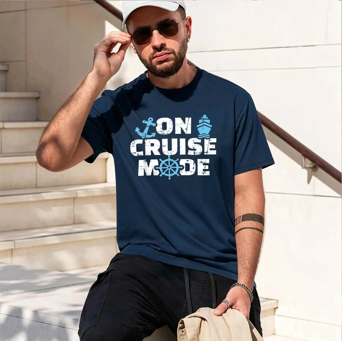 Men’s 100% Cotton Short Sleeve Graphic T-Shirt – Casual Breathable Summer Tee