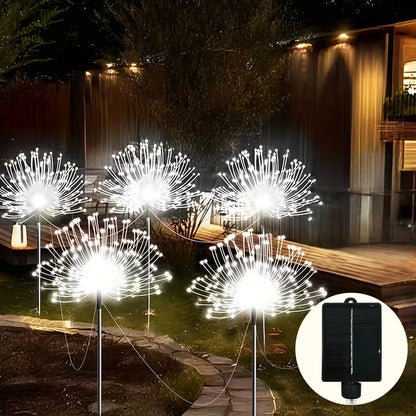6-Pack Outdoor Solar Garden Lights - IP65 Waterproof LED Landscape Lamps