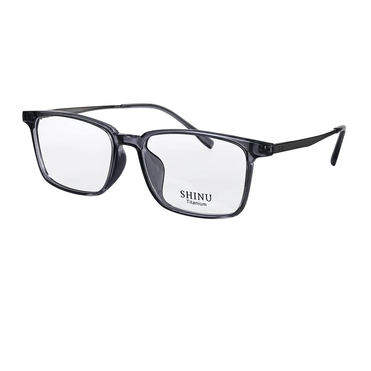 SHINU Men’s Intelligent Progressive Multifocal Reading Glasses – Titanium Square Frames