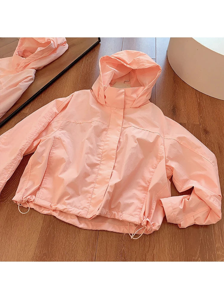 Mumaroho Women's Windproof Outdoor Sport Hooded Jacket