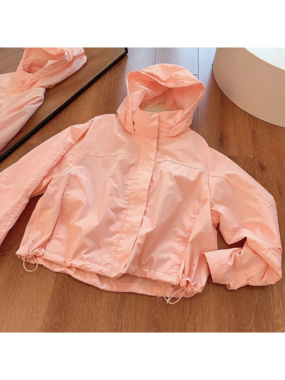 Mumaroho Women's Windproof Outdoor Sport Hooded Jacket