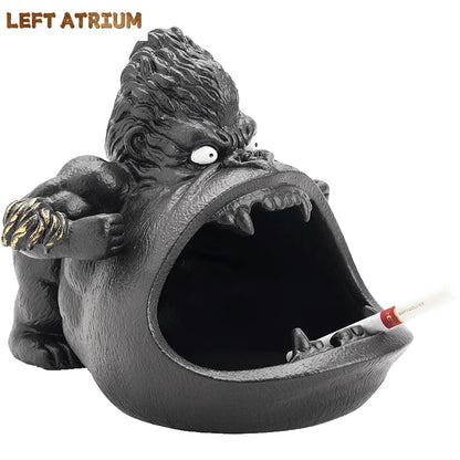 Creative Ceramic Gorilla Ashtray
