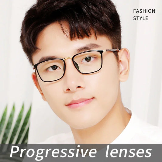 Progressive  Anti Blue Ray Multifocal Reading Glasses