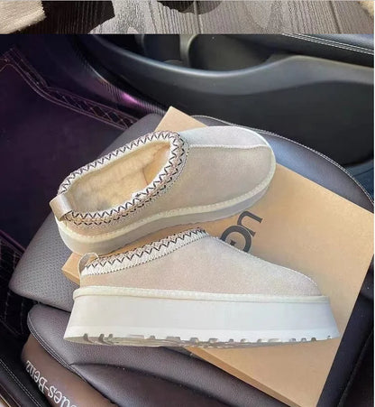 Women's Winter Warm Cashmere Snow Boots & Plush Slippers